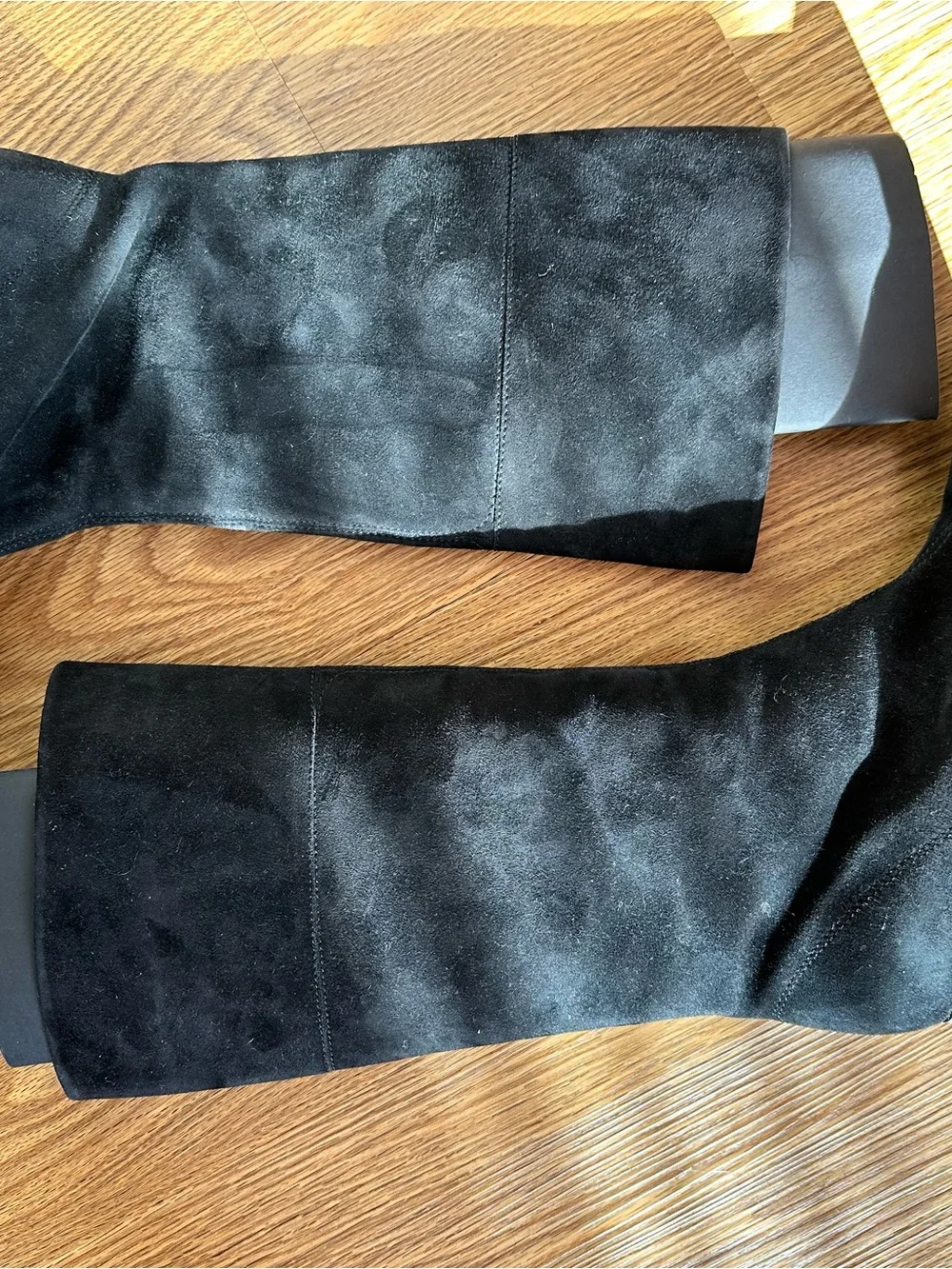 Bally Black Suede Knee-High Boots